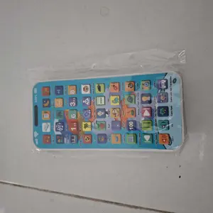 Smart Baby HP Mainan Edukasi Pendidikan Telepon Cerdas yang Sangat Populer dengan 45 Tombol Fungsi + Lampu + Konten Audio Lengkap Cocok untuk Anak Usia 1-6 Tahun untuk Bermain di Rumah Mainan Anak-anak