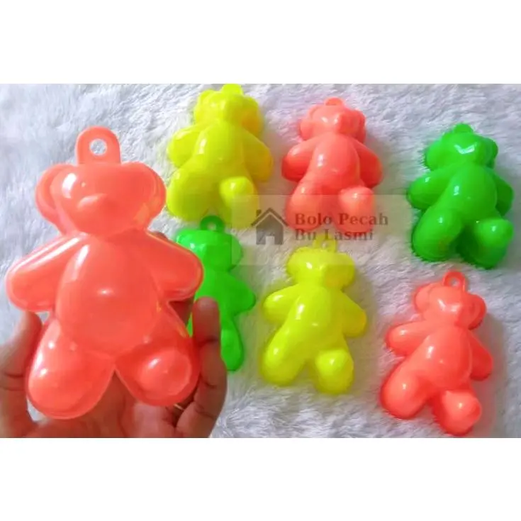 Cetakan Nasi Bento Box Bentuk Karakter Hewan / Cetakan Nasi Puding Jelly Karakter Boneka / Cetakan Serbaguna 1