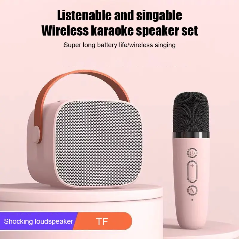 Loa Karaoke Mini, D20, Cho Máy Chiếu Và Điện Thoại Di Động, Loa Không Dây Cầm Tay Mini, Hỗ Trợ Bluetooth 5.0, Thiết Kế Nhỏ Gọn Củ Loa Nghe Nhạc