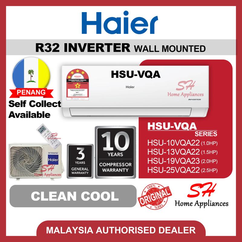 HAIER R32 Inverter Air-conditioner Aircond 1.0HP-2.5HP HSU-VQA - TikTok ...