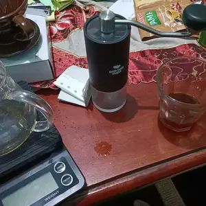 One Two Cups Set Paket Alat Seduh Kopi Lengkap Manual Brew Dripper V60 Keramik | Grinder Penggiling Kopi Manual | Timbangan Scale Kopi Digital Timer | Kettle Teko Leher Angsa
