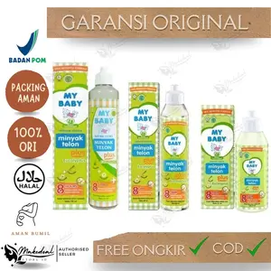 MY BABY Minyak Telon Plus Eucalyptus | 60ml | 90ml |  150 mL - Minyak Bayi Anti Nyamuk 8 Jam