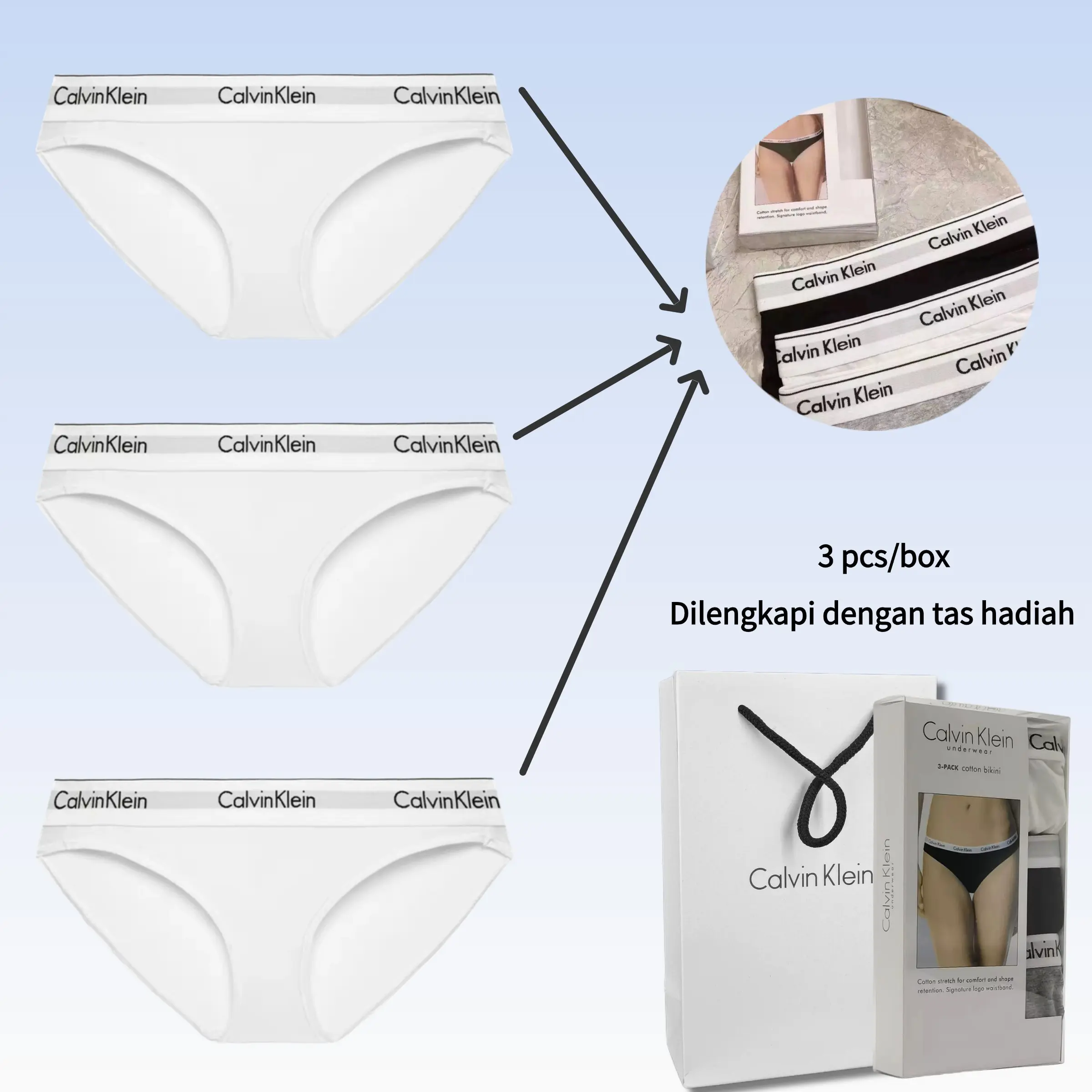 Putih + Putih + Putih