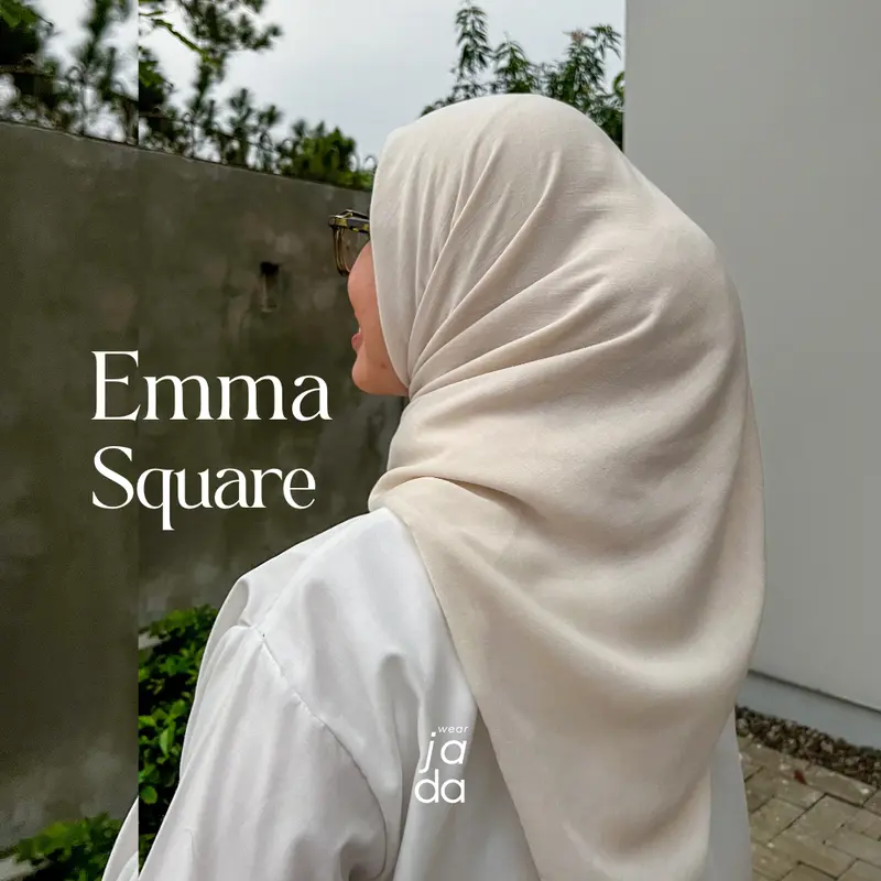 Wear Jada - Emma Segi Empat Anti Lecek Adem Ringan Anti Pusing Square 0