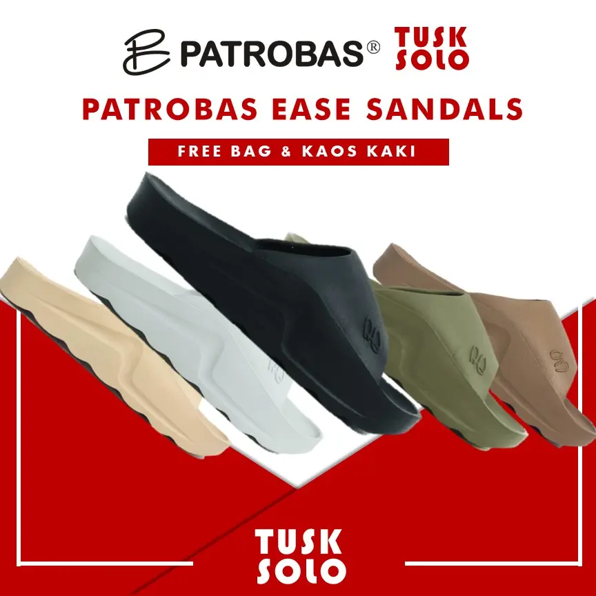 Sandal Patrobas Ease Original Sendal Slippers Patrobas Slide On Pria Wanita Original
