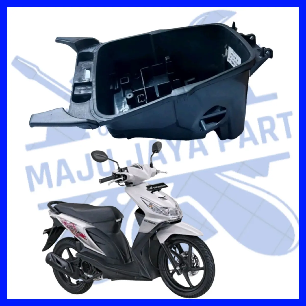 box bagasi tempat aki bawah jok beat karbu Motorcycle Accessories Kendaraan