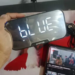 【COD】Jovitech Speaker Bluetooth 5.0 Jam Alarm LED Display Ultra Bass S10
