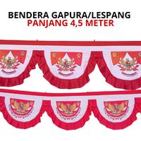 Gambar AYSANTARA Bendera Gapura Lispang Panjang 4,5 Meter HUT RI Indonesia Kain Merah Putih - GARUDA KIPAS dari AYSANTARA Kab. Garut 1 Tokopedia