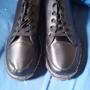 SEPATU PANTOFEL OXFORD FORMAL PRIA DOCMART CASUAL TERBARU SEPATU KERJA SEPATU FULL HITAM Karet Shoes