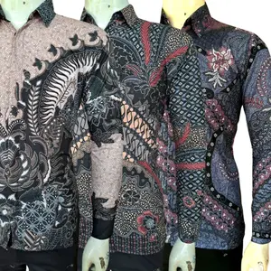 Kemeja Batik BSWART HRBO26 Lengan Panjang dan Lengan Pendek Motif KenongoBahan Katun Mikro Premium Nyaman Lembut Size M L XL XXL Rekomendasi Atasan Formal Kerja Pria Seragaman By Batik Al-Kaff Pria