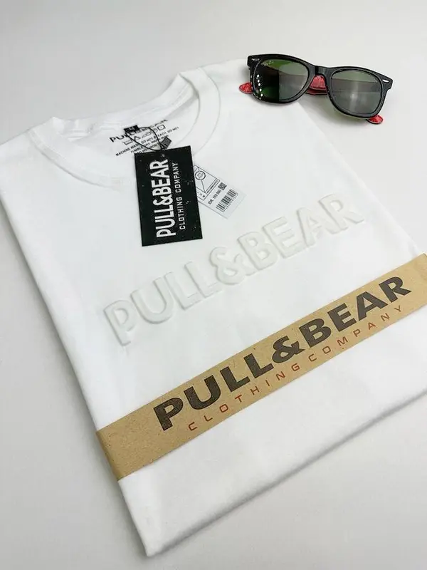 Baju Kaos Oblong Pria T-shrit Pria Lengan Pendek P & B Motif Embos Tebal Timbul Atasan Pria Wanita Unisex Full Tag Bahan Kantun Combed Premium Ukuran M/L/XL Lembut Nyaman Katun Combat Distro Dewasa Panjang Sablon  Polos 6