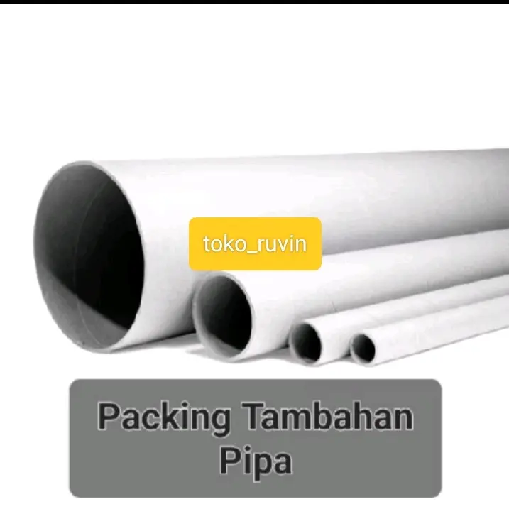 Packing Paralon Plastik Kukumacan alumunium