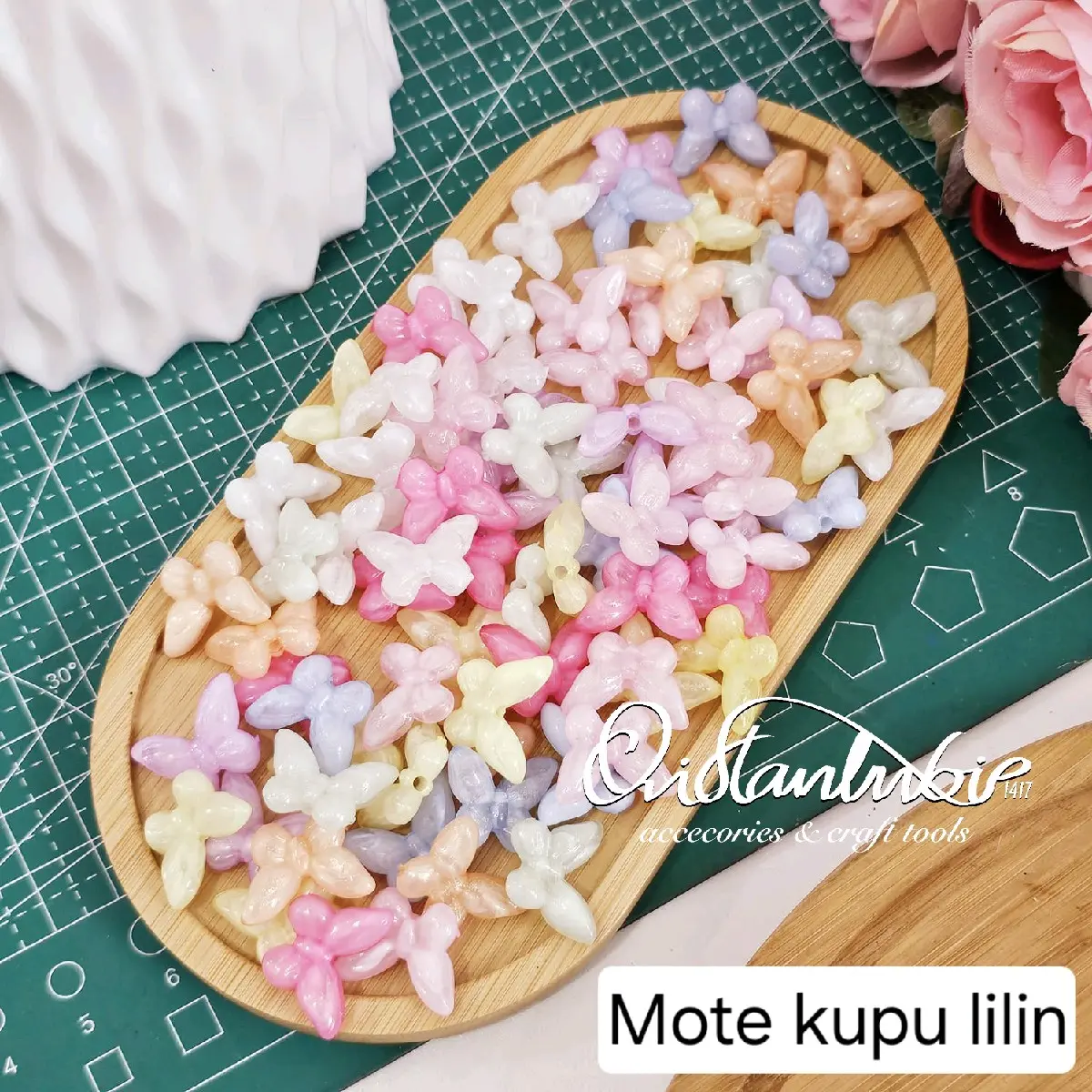 Manik kupu lilin dan Kupu Ab/20gr