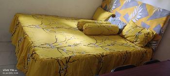 Product Review of Sprei Rumbai ( Rempel ) 180x200 & 160x200 Homemade Motif Bunga Aesthetic tINGGI 40 CM Bantal King Sarung from y**i r**a 0