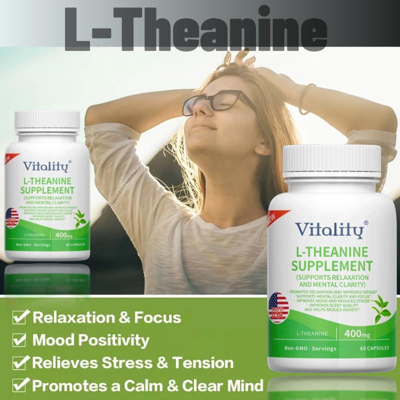 L-THEANINE, 400mg, Menenangkan Pikiran, Meningkatkan Fokus, Tidur Berkualitas, Mengurangi Stres 5