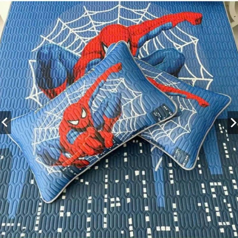 Gối nằm điều hoà cho bé trai và bé gái 2 tuổi trở lên vỏ trần cao su non ruột bông gòn kháng khuẩn gối ngủ cho bé gối nằm kích thước 25x45