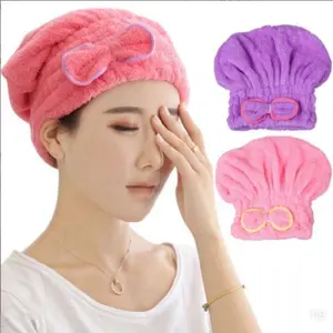 HANDUK RAMBUT PITA TOWEL DRY HAIR DEWASA KEPALA TOPI MANDI HANDUK PITA RAMBUT KERAMAS CEPAT KERING Bulu
