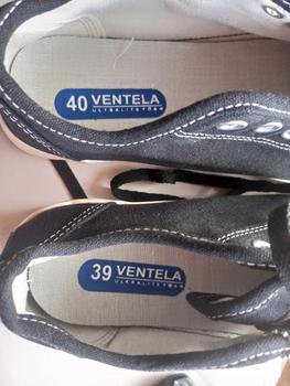 Product Review of Sepatu Ventela Victory Low Black Natural Pria Wanita - Sepatu Sekolah Hitam Putih Kekinian Termurah Canvas Casual Shoes Sneakers from 𝐀**🫧 0