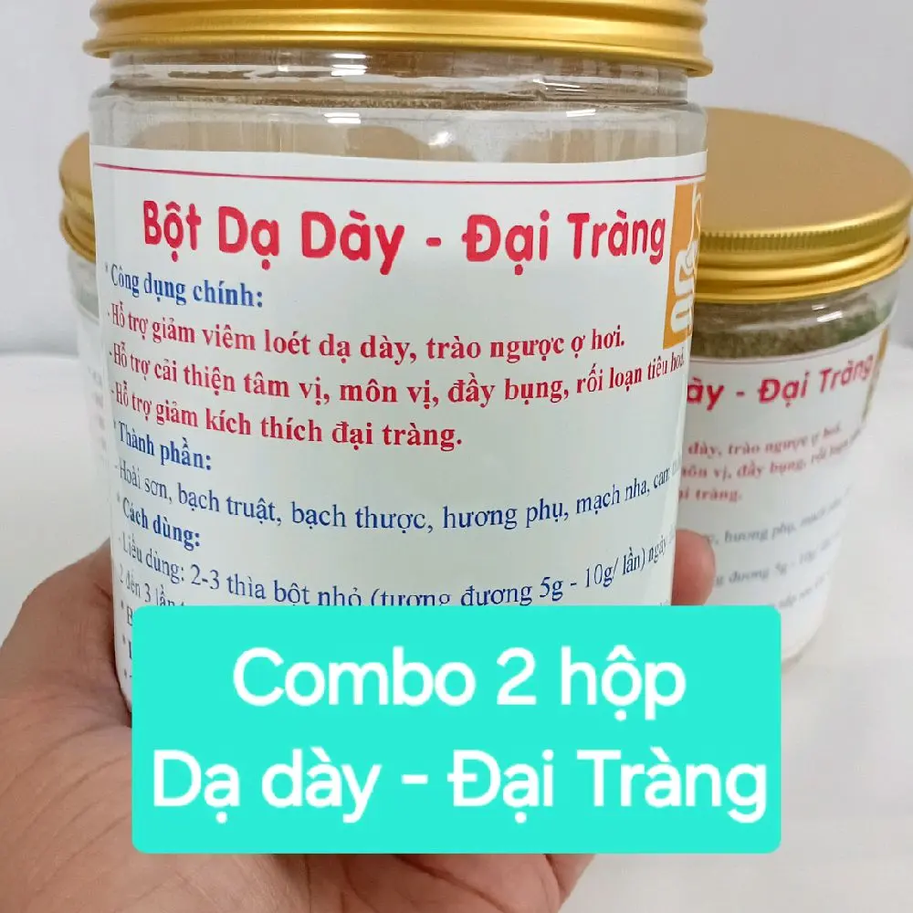 Combo 2 hộp Dạ Dày - Đại Tràng Thầy Hoàng , hỗ trợ tiêu hóa thảo mộc tự nhiên.