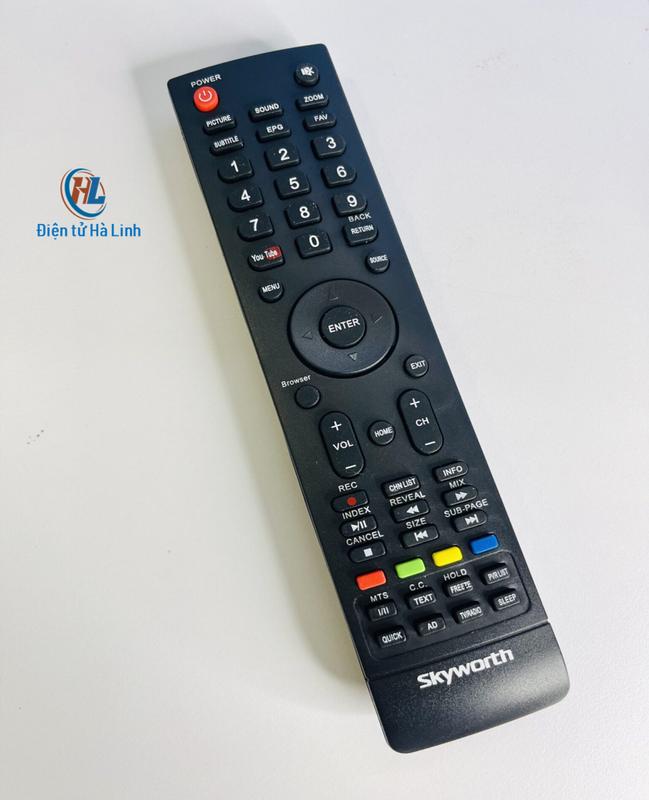 Điều khiển Remote tivi Skyworth - Hàng tốt 100% Tặng kèm Pin!!!