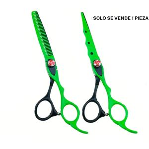 1 pieza tijera profesional para cortar cabello de 6.0 pulgadas, colorida; tijera de adelgazamiento para barbería y cuidado de mascotas; acero inoxidable, Alemania; ajustable; herramienta profesional de estilismo de salón