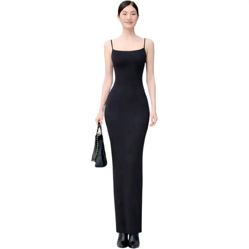 Long dress polos perempuan Casual Wanita Midi Baju Pesta Simple - Shop |  Tokopedia