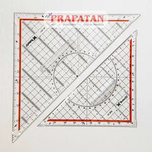 LIMITED EDITION Penggaris Teknik Segitiga Butterfly Art 2009-2011 | Triangle Ruler