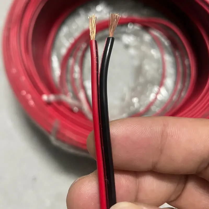 Dây loa AWG17 Dòng mở rộng sức mạnh 100m 50m 20m Dây điện áp thấp 2*1mm Áp dụng cho Đèn LED Trumpet 2