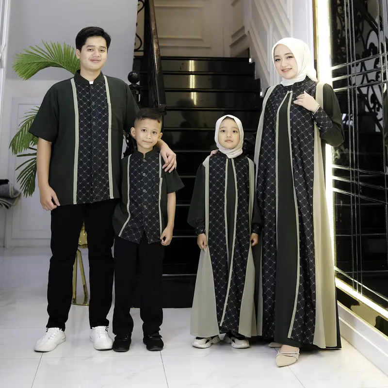 Gwenza - Mufiandra Couple Gamis Koko - Muslim Wanita 0