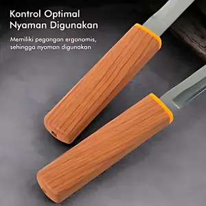 Pisau Dapur Kitchen Knife Stainless Steel 5CR13MOV 2 PCS Kitchenware