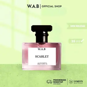 Parfume W.A.B aroma Scarlett parfume mewah wangi fresh elegant 35 ml