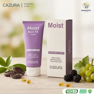 CAZURA Moist Bust Fit Cream 30ml - 100% ORIGINAL | Perawatan, Mengencangkan, Menutrisi & Melembutkan