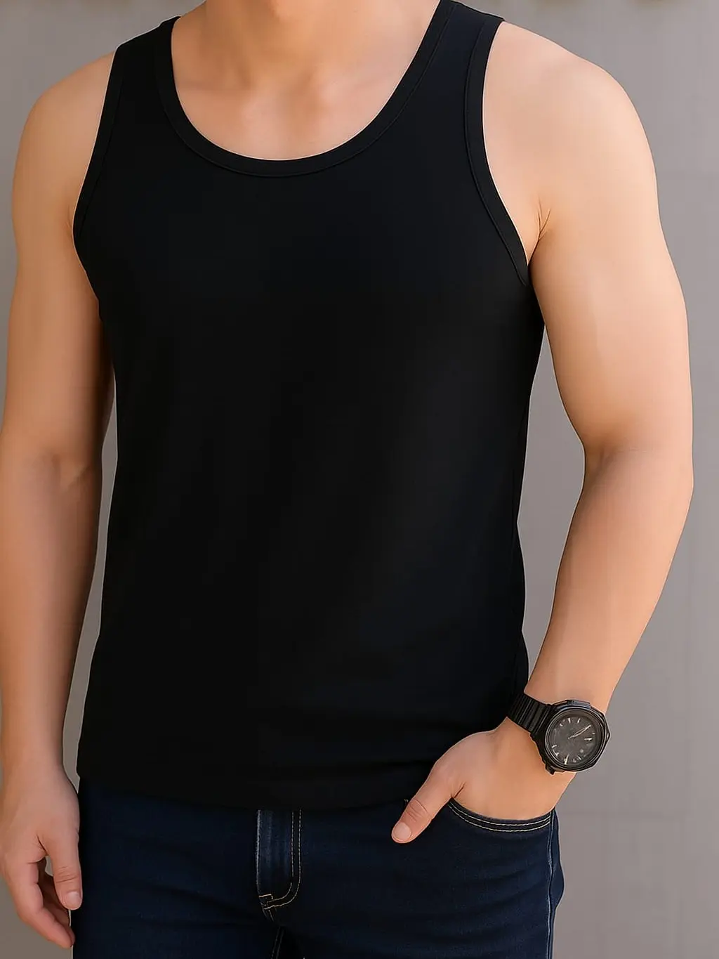 Kaos Singlet kutang Dewasa Unisex Polos Tanktop Murah Berkualitas Kaos Dalam Ready M L XL XXL