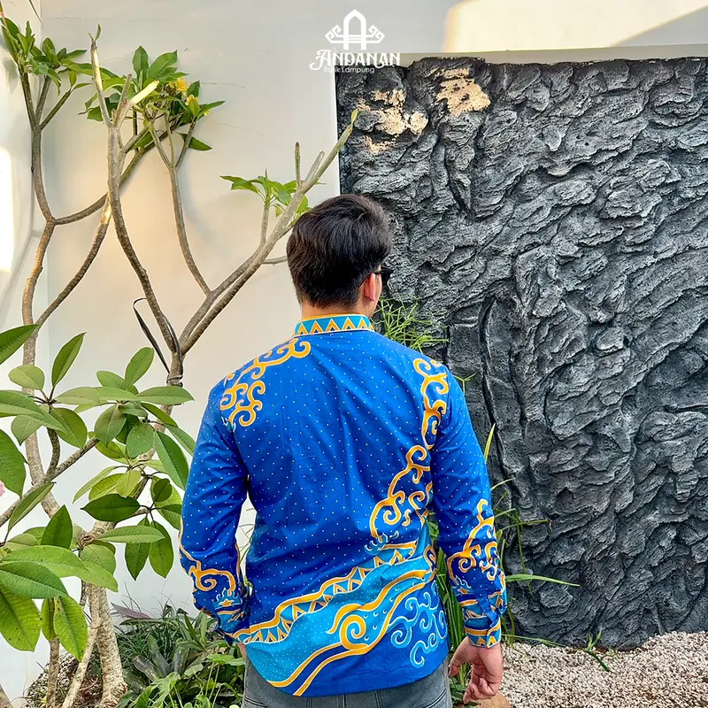 (BAHAN) PARDA SUKA/ Batik Andanan Lampung/ Batik Pria 1