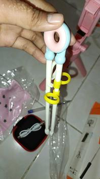 Product Review of BISA COD H6097 Sumpit Anak Karakter / Training Chopstick / Sumpit Training Anak Bayi Karakter Unik Anak-Anak from d**u 1