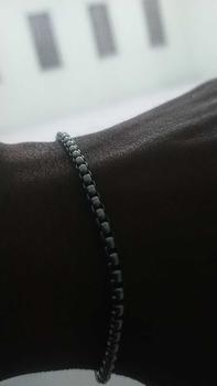 Product Review of READY GELANG TANGAN RANTAI KECIL TITANIUM MODEL ROLO ANTI KARAT SILVER Bracelets from D**n S**a 0