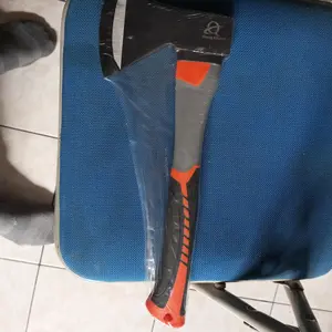 PROMO !! Kampak Kayu Super Tajam Kampak Baja Gagang Fiber Pemotong Kayu Multifungsi High Quality