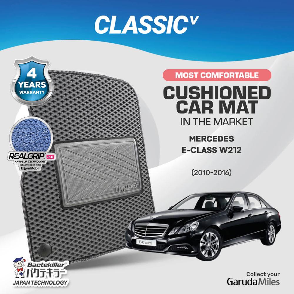 Karpet Mobil Trapo Classic V Mercedes-Benz E-Class W212 (2010-2016) - Fullset - Hitam, Hitam