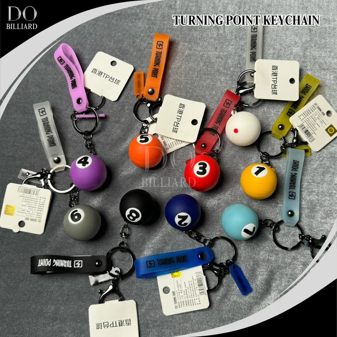 Turning Point Keychain / Gantungan Kunci Billiard / Gantungan Bola Biliard