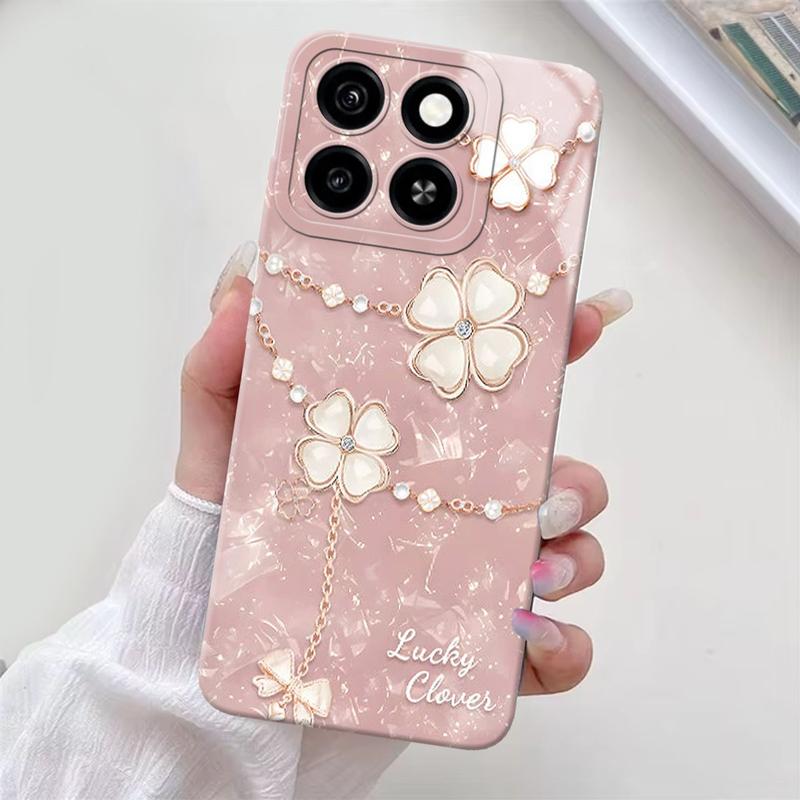 Case Compatible With ZTE Blade A55 A35 Motif Fashion softcase Procamera Macaron Silikon TPU kesing cassing Casing Hp 3