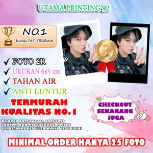 [COD] CETAK FOTO 2R MURAH CETAK FOTO CUSTOM CETAK 2R (6X9cm) CETAK FOTO 2R