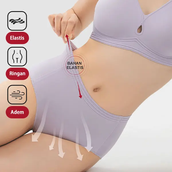 [62200] Tulandut Bra & Panty Set 7A Antibacterial Seamless Premium 3D Push Up Bra Set Celana Dalam Wanita Anti Slip busa tipis Tanpa Kawat 6