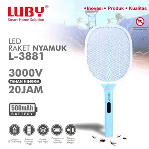 raket nyamuk luby charger kabel lepas L - 3881 dan L - 3883 SC92
