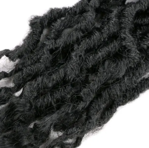 Rambut Sambung Spesial Braid ISI 12 HELAI Rambut Gimbal Model Terbaru Rambut Sambung Gimbal Hair Extension Gimbal Rambut Sulam Rambut Anyam Various Hair Accessories Black 7