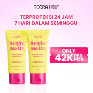 SCORA Bright Me Up Sunscreen 40 Gr 2 Pcs [TWINPACK]