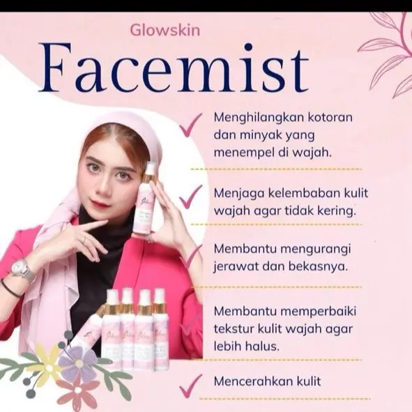facemist glowing ( mencerahkan lebih cepat )