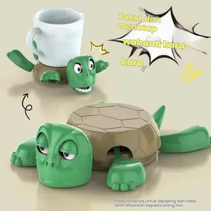 Funny Turtle Cup Holder Tatakan Gelas Creative Coaster Ornament Desk Decoration