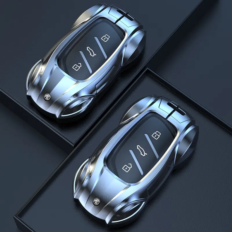 Vỏ Chìa Khóa Từ Xa Cho Xe Hơi, Vỏ Chìa Khóa, Vỏ Fob, Móc Chìa Khóa Cho MG6 Mg ZS HSEZS MG5 EZS Mg HSEV 3
