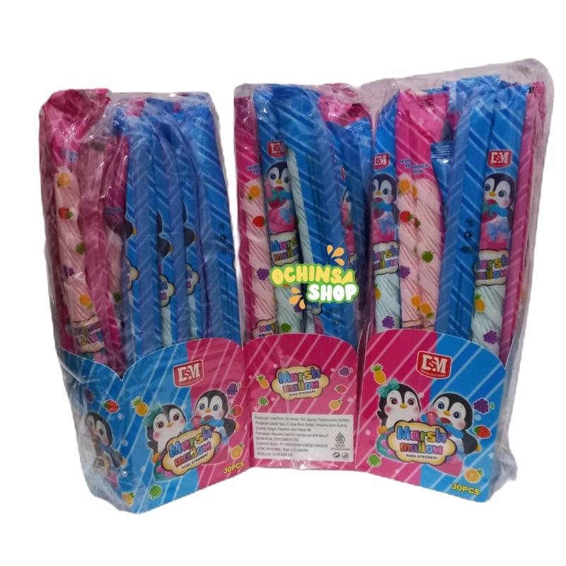 Marshmallow Dipay Pinguin Isi 30pcs 1