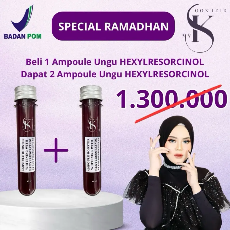 [DAPAT 2] BELI 1 AMPOULE HEXYLRESORCINOL + DAPAT 1 AMPOULE HEXYLRESORCINOL